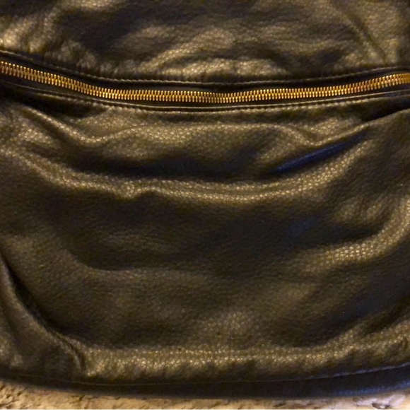 Black bag with gold zipper - pretty good condition - Picture 3 of 7